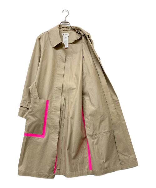 P.A.R.O.S.H（パロシュ）P.A.R.O.S.H (パロシュ) デザインステンカラーコート ベージュ サイズ:Sの古着・服飾アイテム