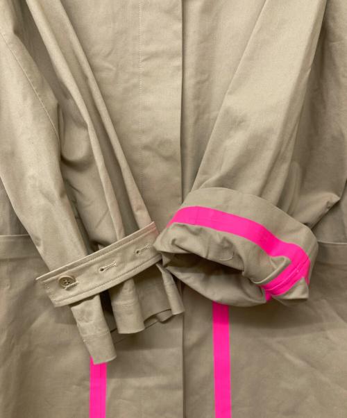 P.A.R.O.S.H（パロシュ）P.A.R.O.S.H (パロシュ) デザインステンカラーコート ベージュ サイズ:Sの古着・服飾アイテム
