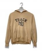 REMI RELIEFレミレリーフ）の古着「ロゴプルオーバーパーカー」｜ベージュ
