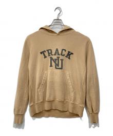 REMI RELIEF（レミレリーフ）の古着「ロゴプルオーバーパーカー」｜ベージュ