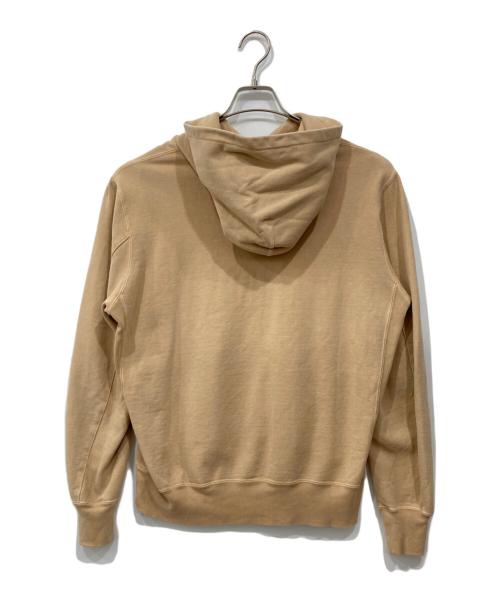 REMI RELIEF（レミレリーフ）REMI RELIEF (レミレリーフ) ロゴプルオーバーパーカー ベージュ サイズ:Mの古着・服飾アイテム