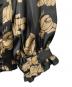 中古・古着 DOUBLE STANDARD CLOTHING (ダブルスタンダードクロージング) テディベア柄フリルブラウス ブラック×ブラウン サイズ:38：6000円