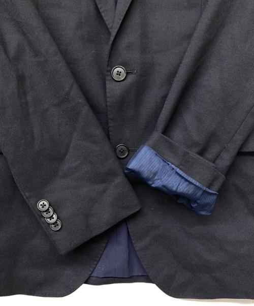 UNIVERSAL LANGUAGE（ユニバーサルランゲージ）UNIVERSAL LANGUAGE (ユニバーサルランゲージ) 2Bウールブレンドシングルブレストセットアップスーツ ネイビー サイズ:JK165CM/PT SSの古着・服飾アイテム