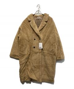 中古・古着通販】CLANE (クラネ) DOUBLR WOOL LONG COAT ブラウン