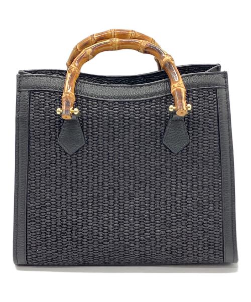 AULENTTI（オウレンティ）AULENTTI (オウレンティ) BAMBOO トートバッグ ブラックの古着・服飾アイテム