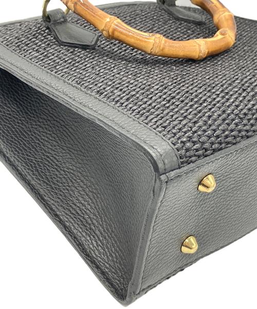 AULENTTI（オウレンティ）AULENTTI (オウレンティ) BAMBOO トートバッグ ブラックの古着・服飾アイテム