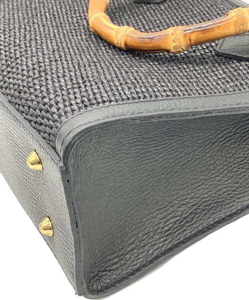 AULENTTI（オウレンティ）AULENTTI (オウレンティ) BAMBOO トートバッグ ブラックの古着・服飾アイテム