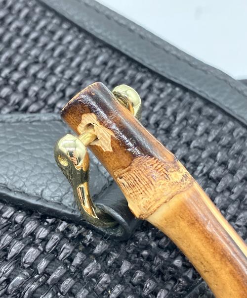 AULENTTI（オウレンティ）AULENTTI (オウレンティ) BAMBOO トートバッグ ブラックの古着・服飾アイテム