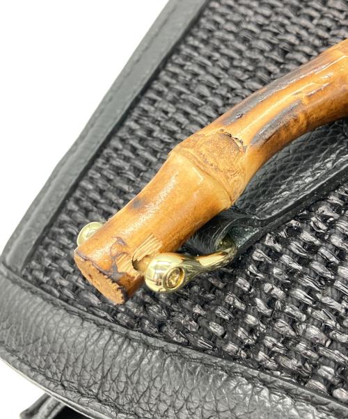 AULENTTI（オウレンティ）AULENTTI (オウレンティ) BAMBOO トートバッグ ブラックの古着・服飾アイテム