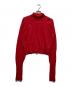 MM6 Maison Margiela（エムエムシックスメゾンマルジェラ）の古着「ダメージ加工ニット」｜レッド