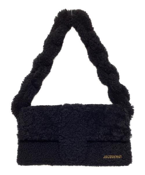 jacquemus（ジャックムス）jacquemus (ジャックムス) Le Bambidou Lamb Shearling Shoulder Bag ブラックの古着・服飾アイテム