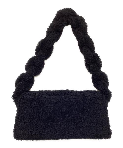 jacquemus（ジャックムス）jacquemus (ジャックムス) Le Bambidou Lamb Shearling Shoulder Bag ブラックの古着・服飾アイテム