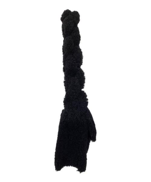 jacquemus（ジャックムス）jacquemus (ジャックムス) Le Bambidou Lamb Shearling Shoulder Bag ブラックの古着・服飾アイテム