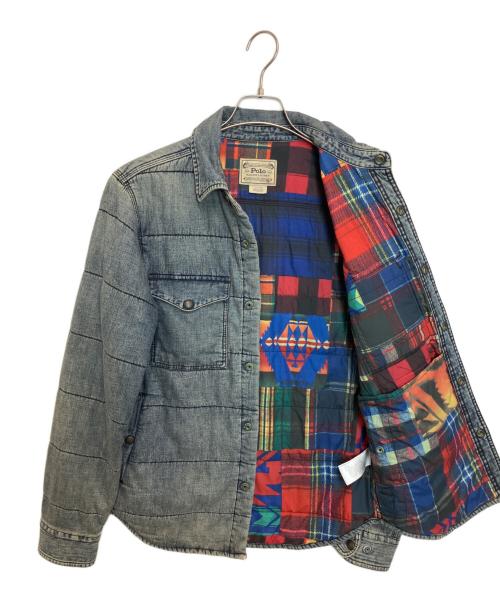 POLO RALPH LAUREN（ポロ・ラルフローレン）POLO RALPH LAUREN (ポロ・ラルフローレン) デニムジャケット ブルー サイズ:Sの古着・服飾アイテム