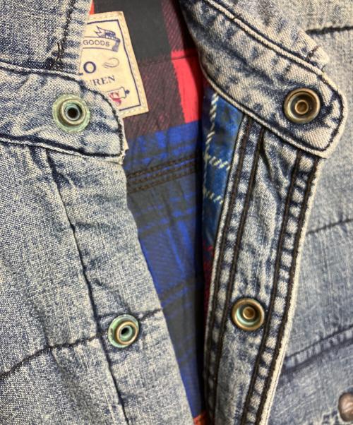 POLO RALPH LAUREN（ポロ・ラルフローレン）POLO RALPH LAUREN (ポロ・ラルフローレン) デニムジャケット ブルー サイズ:Sの古着・服飾アイテム