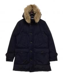 BLACK LABEL CRESTBRIDGE（ブラックレーベル クレストブリッジ）の古着「ダウンコート」｜ネイビー