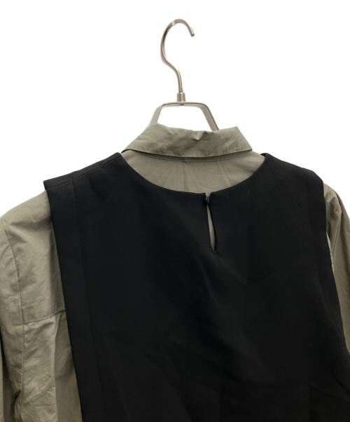 LOVELESS（ラブレス）LOVELESS (ラブレス) ベストセット オーバーシャツドレス カーキ サイズ:SIZE36の古着・服飾アイテム