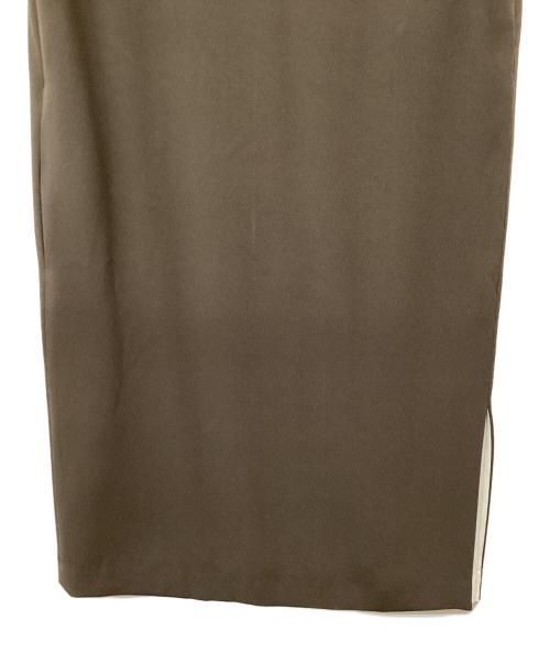 BEIGE（ベイジ）BEIGE (ベイジ) CINDY / サイドタックドレス ブラウン サイズ:32の古着・服飾アイテム