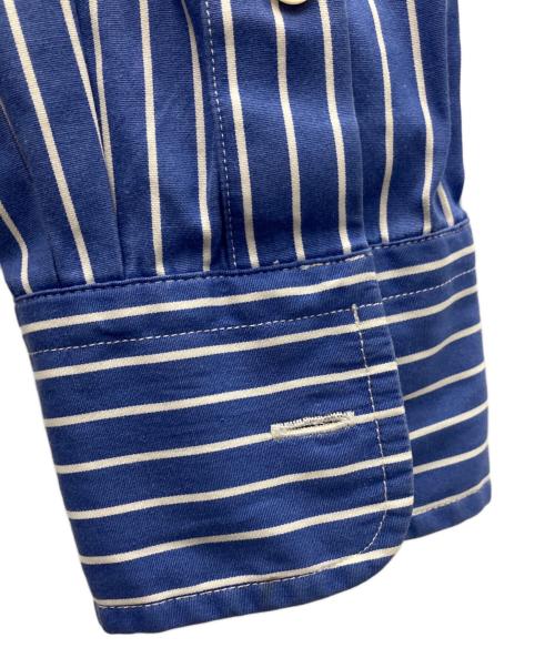 RALPH LAUREN（ラルフローレン）RALPH LAUREN (ラルフローレン) ストライプシャツワンピース ブルー サイズ:SIZE9の古着・服飾アイテム