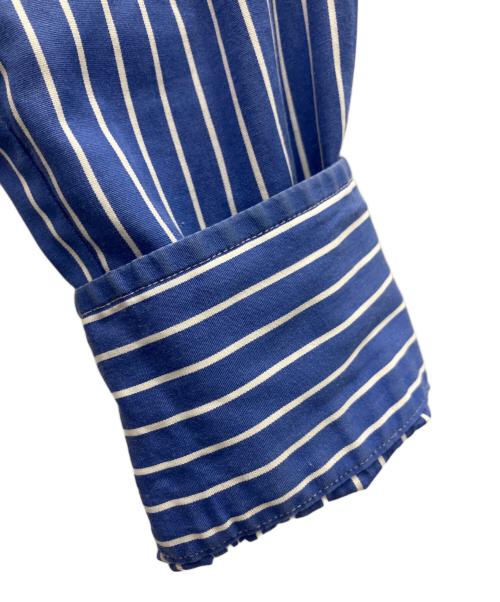 RALPH LAUREN（ラルフローレン）RALPH LAUREN (ラルフローレン) ストライプシャツワンピース ブルー サイズ:SIZE9の古着・服飾アイテム