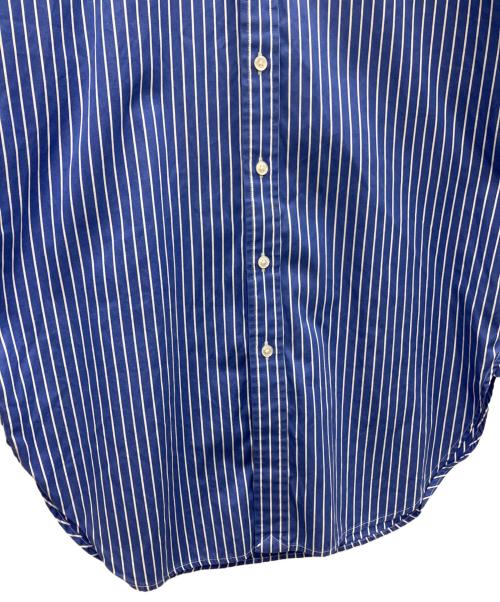 RALPH LAUREN（ラルフローレン）RALPH LAUREN (ラルフローレン) ストライプシャツワンピース ブルー サイズ:SIZE9の古着・服飾アイテム