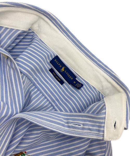 RALPH LAUREN（ラルフローレン）RALPH LAUREN (ラルフローレン) ストライプシャツワンピース ブルー サイズ:Mの古着・服飾アイテム