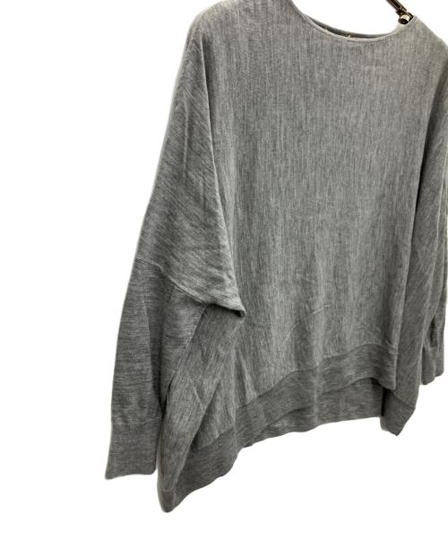 L'appartement（アパルトモン）L'Appartement (アパルトモン) Boatneck Volume Knit グレー サイズ:SIZEFREEの古着・服飾アイテム