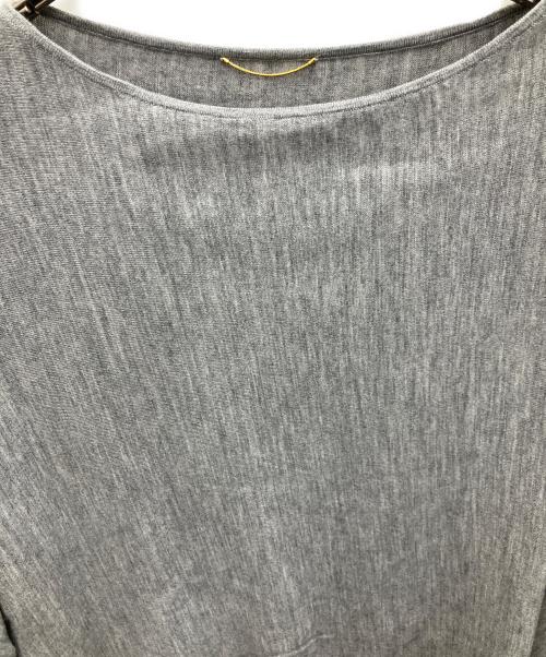 L'appartement（アパルトモン）L'Appartement (アパルトモン) Boatneck Volume Knit グレー サイズ:SIZEFREEの古着・服飾アイテム