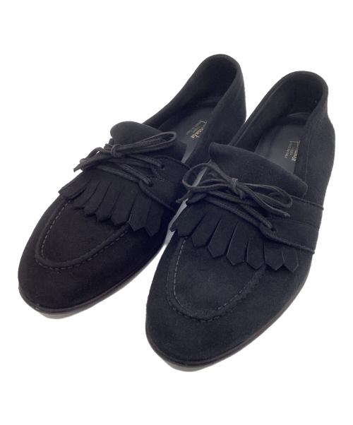 Ferrante（フェランテ）Ferrante (フェランテ) BEAMS F (ビームスエフ) 別注 INDIANO キルトモカシン ブラック サイズ:7の古着・服飾アイテム
