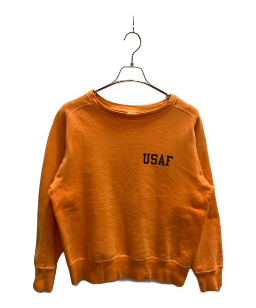 BUZZ RICKSON'S（バズリクソンズ）BUZZ RICKSON'S (バズリクソンズ) フリーダムスリーブ スウェット オレンジ サイズ:40-42の古着・服飾アイテム