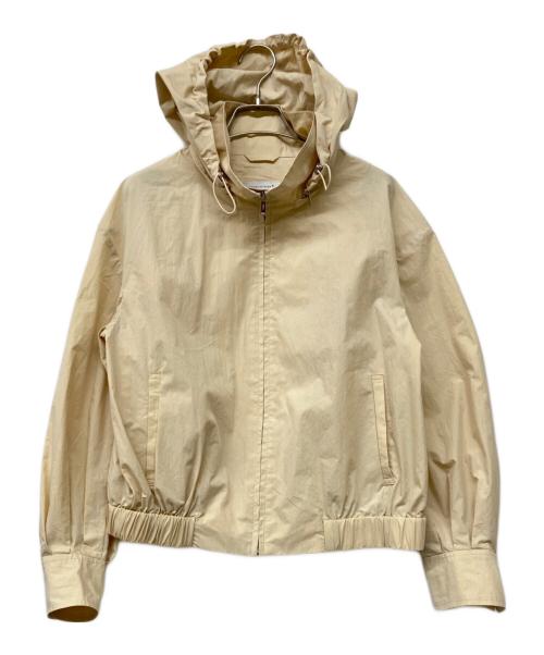 MACKINTOSH LONDON（マッキントッシュ ロンドン）MACKINTOSH LONDON (マッキントッシュ ロンドン) コットンナイロンタイプライターフーデッドブルゾン ベージュ サイズ:38の古着・服飾アイテム