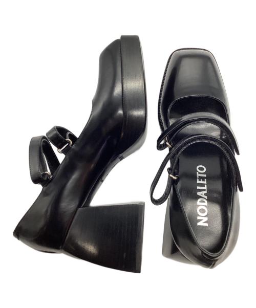 NODALETO（ノダレト）NODALETO (ノダレト) Bulla Babies leather pumps ブラック サイズ:39の古着・服飾アイテム