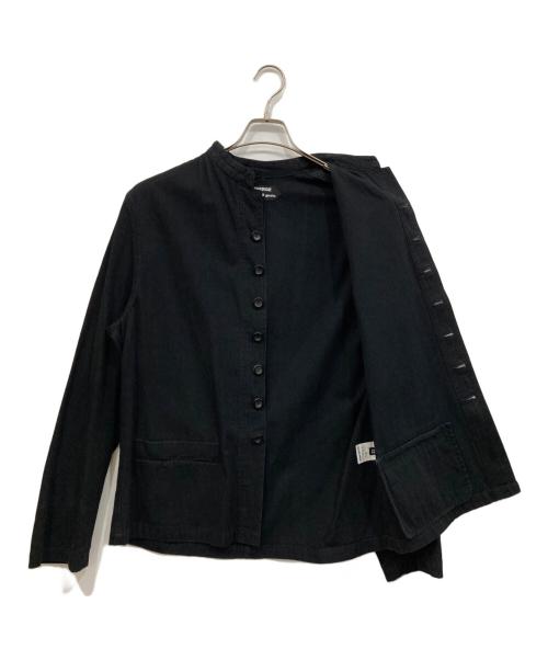 AUBERGE（オーベルジュ）AUBERGE (オーベルジュ) Brilla per il gusto (ブリッラ ペル イルグースト) パナマジャケット ブラック サイズ:40の古着・服飾アイテム