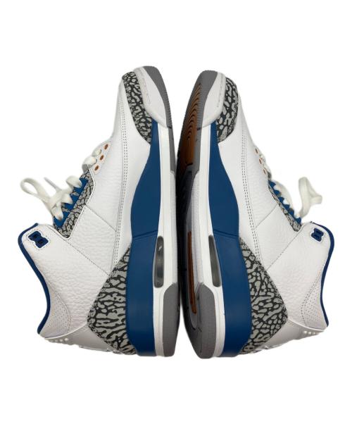 NIKE（ナイキ）NIKE (ナイキ) Air Jordan 3 Retro ホワイト サイズ:27 未使用品の古着・服飾アイテム