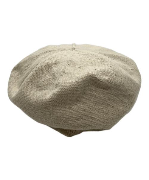 Porter Classic（ポータークラシック）Porter Classic (ポータークラシック) HAND WORK KNIT BERET ベージュの古着・服飾アイテム
