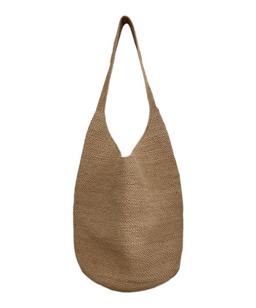 HELEN KAMINSKI（ヘレンカミンスキー）HELEN KAMINSKI (ヘレンカミンスキー) ラフィアワンショルダーバッグ ブラウンの古着・服飾アイテム