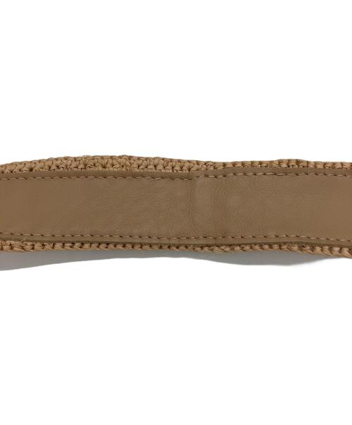 HELEN KAMINSKI（ヘレンカミンスキー）HELEN KAMINSKI (ヘレンカミンスキー) ラフィアワンショルダーバッグ ブラウンの古着・服飾アイテム