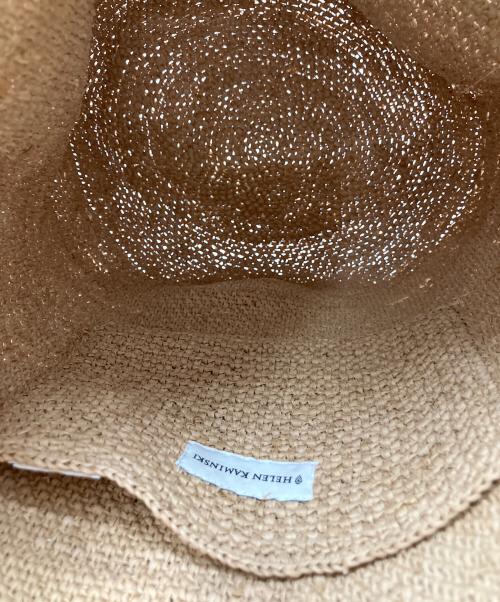 HELEN KAMINSKI（ヘレンカミンスキー）HELEN KAMINSKI (ヘレンカミンスキー) ラフィアワンショルダーバッグ ブラウンの古着・服飾アイテム