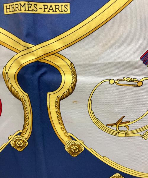 HERMES（エルメス）HERMES (エルメス) SPRINGS　カレ90 ネイビーの古着・服飾アイテム