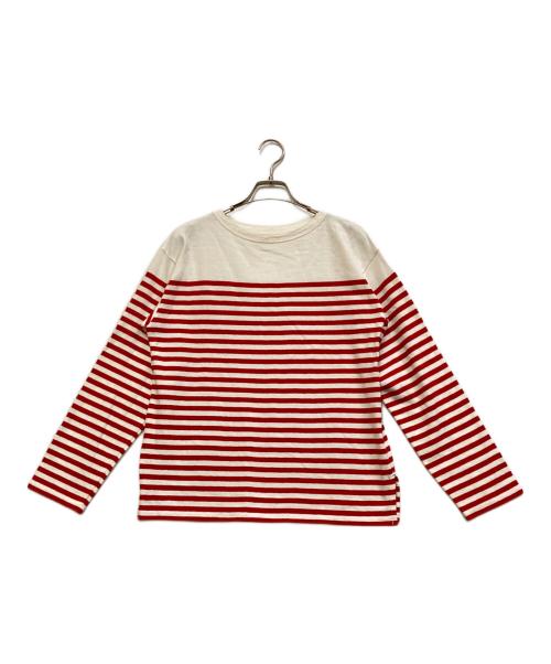 45R（フォーティファイブ・アール）45R (フォーティファイブ・アール) 36番天竺の908バスクTシャツ レッド サイズ:FREEの古着・服飾アイテム