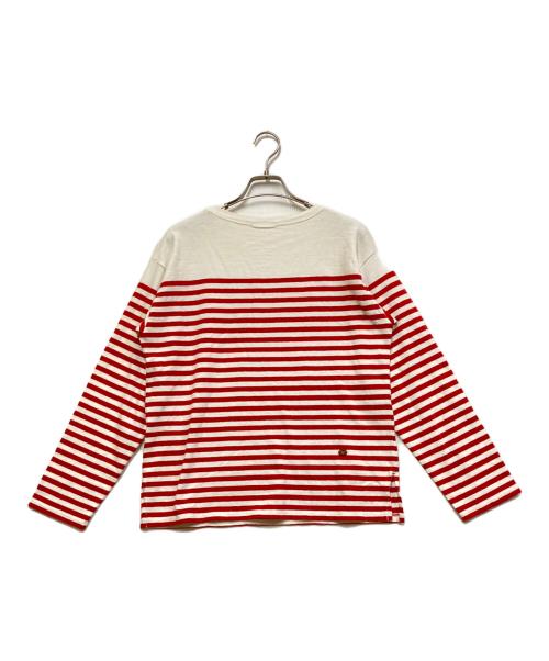 45R（フォーティファイブ・アール）45R (フォーティファイブ・アール) 36番天竺の908バスクTシャツ レッド サイズ:FREEの古着・服飾アイテム