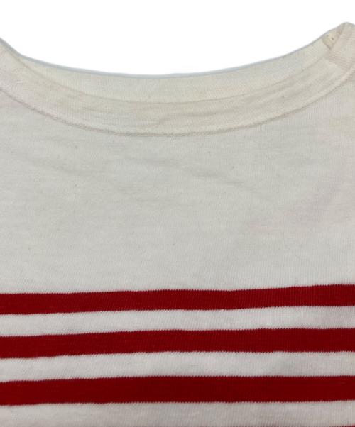 45R（フォーティファイブ・アール）45R (フォーティファイブ・アール) 36番天竺の908バスクTシャツ レッド サイズ:FREEの古着・服飾アイテム