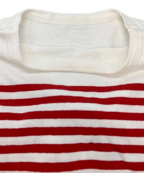 45R（フォーティファイブ・アール）45R (フォーティファイブ・アール) 36番天竺の908バスクTシャツ レッド サイズ:FREEの古着・服飾アイテム