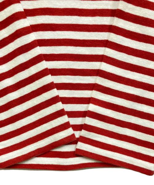 45R（フォーティファイブ・アール）45R (フォーティファイブ・アール) 36番天竺の908バスクTシャツ レッド サイズ:FREEの古着・服飾アイテム