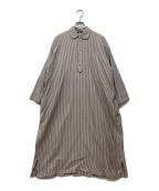 45Rフォーティファイブ・アール）の古着「薄オックスのMシャツドレス」｜ベージュ