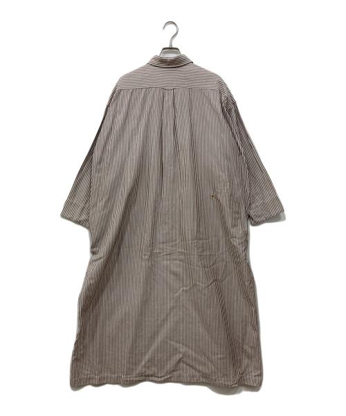 45R（フォーティファイブ・アール）45R (フォーティファイブ・アール) 薄オックスのMシャツドレス ベージュ サイズ:表記無しの古着・服飾アイテム