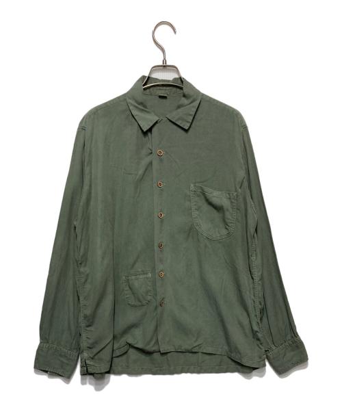 45R（フォーティファイブ・アール）45R (フォーティファイブ・アール) テンセルの908レイレイシャツ オリーブ サイズ:2の古着・服飾アイテム