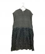 45Rフォーティファイブ・アール）の古着「インドリネンドットプリントのドレス」｜ブラック
