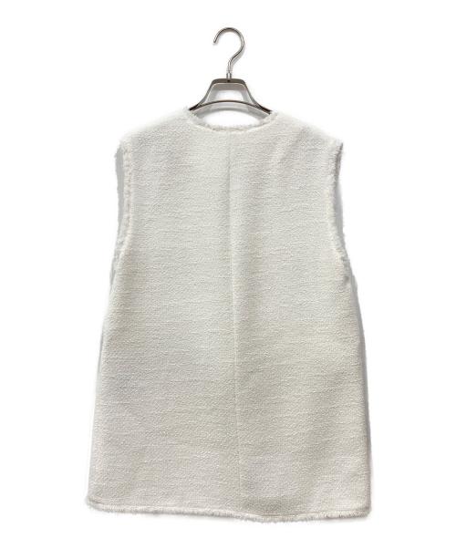 CELFORD（セルフォード）CELFORD (セルフォード) ツイードジレ ホワイト サイズ:Freeの古着・服飾アイテム