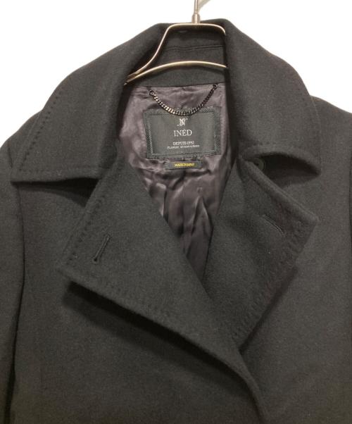 INED（イネド）INED (イネド) カシミヤコート ブラック サイズ:9の古着・服飾アイテム